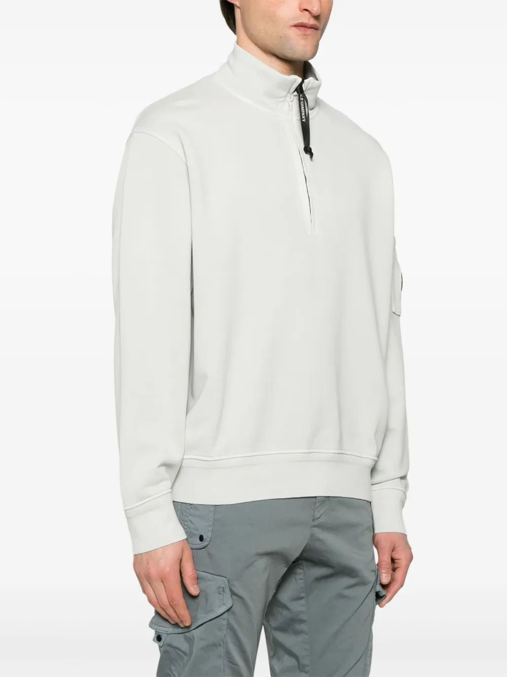C.P.COMPANY Lens Detailed Mini Sweatshirt for Men