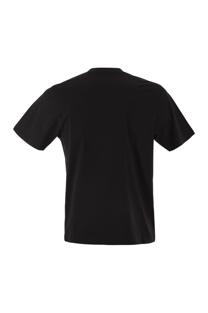 C.P.COMPANY Cotton T-Shirt with Logo Patch