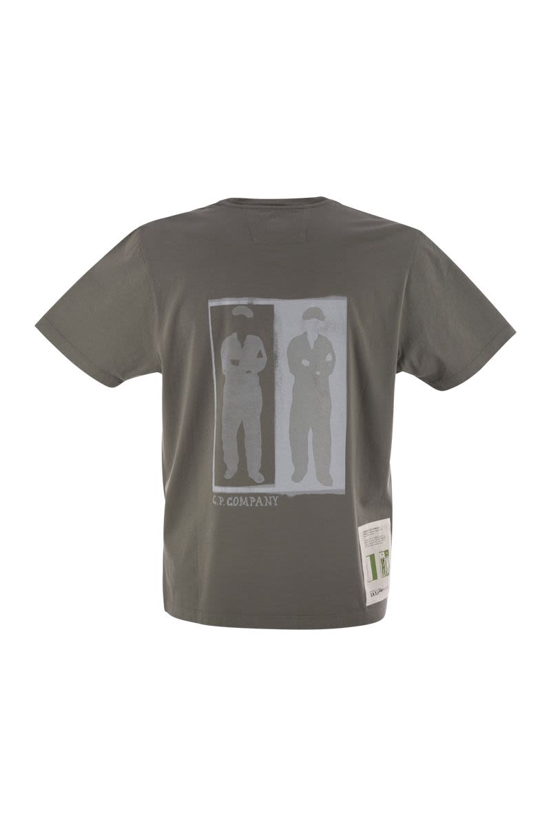 C.P.COMPANY Cotton T-Shirt with Print