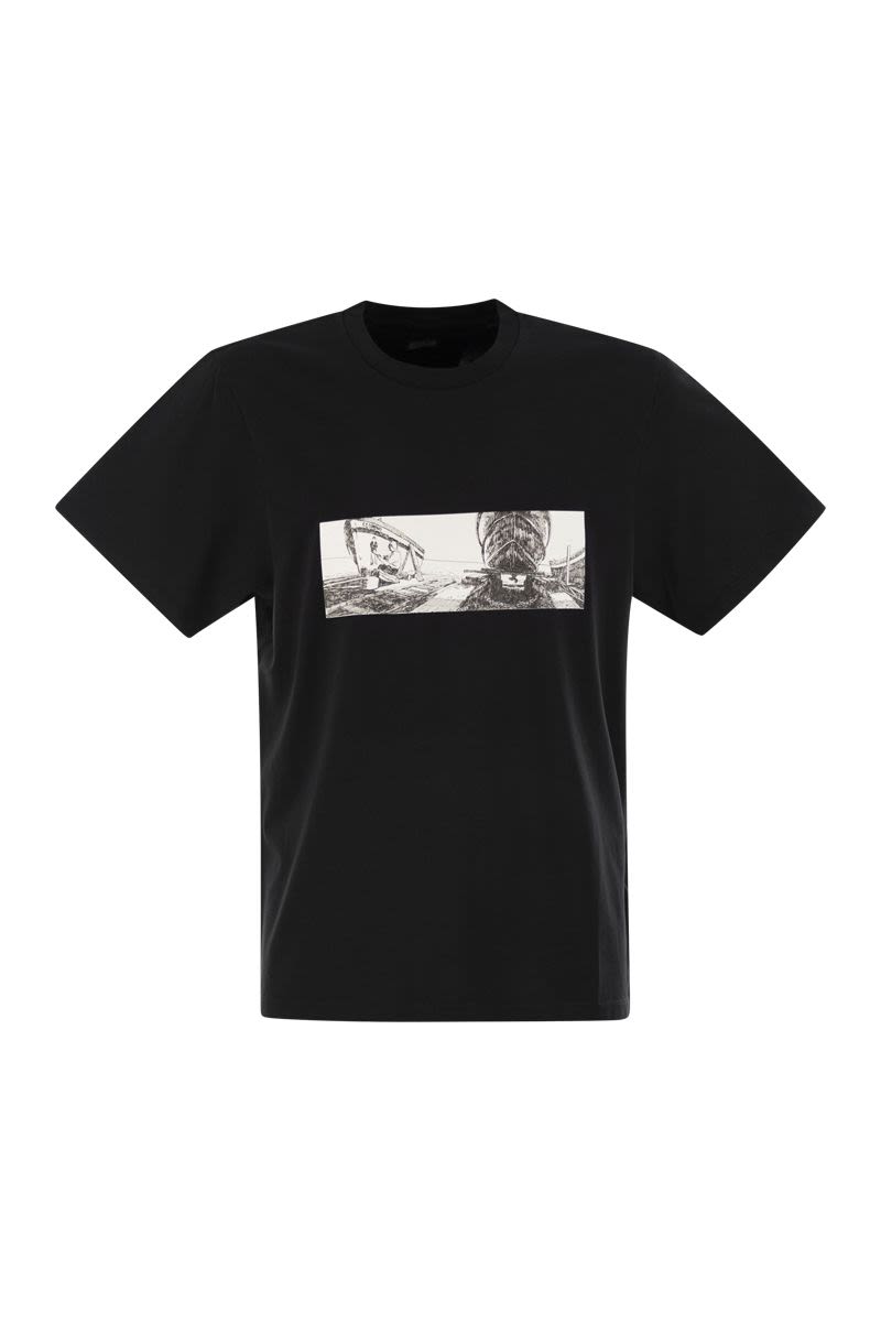 C.P.COMPANY Cotton Graphic T-Shirt for Men