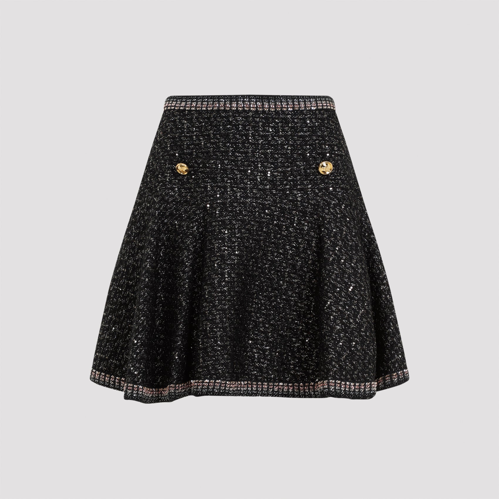 GIAMBATTISTA VALLI Chic Boucle Loop Mini Skirt for Men