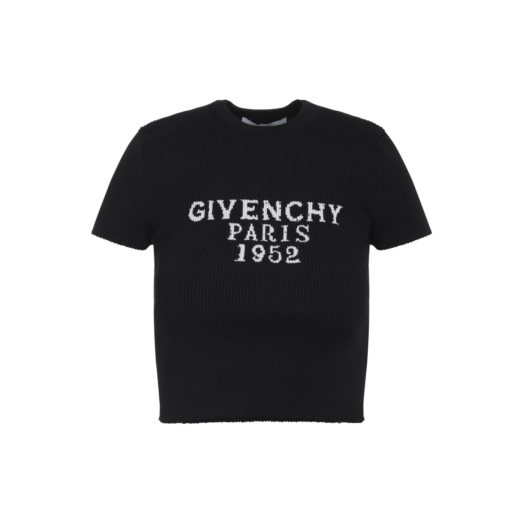 GIVENCHY Short Sleeve Mini Crop Top