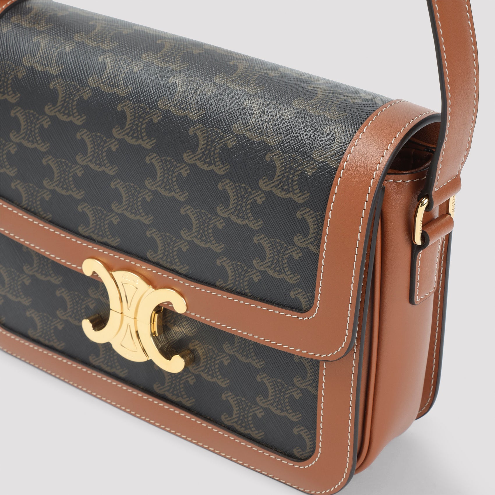 CELINE Triomphe Mini Shoulder Handbag