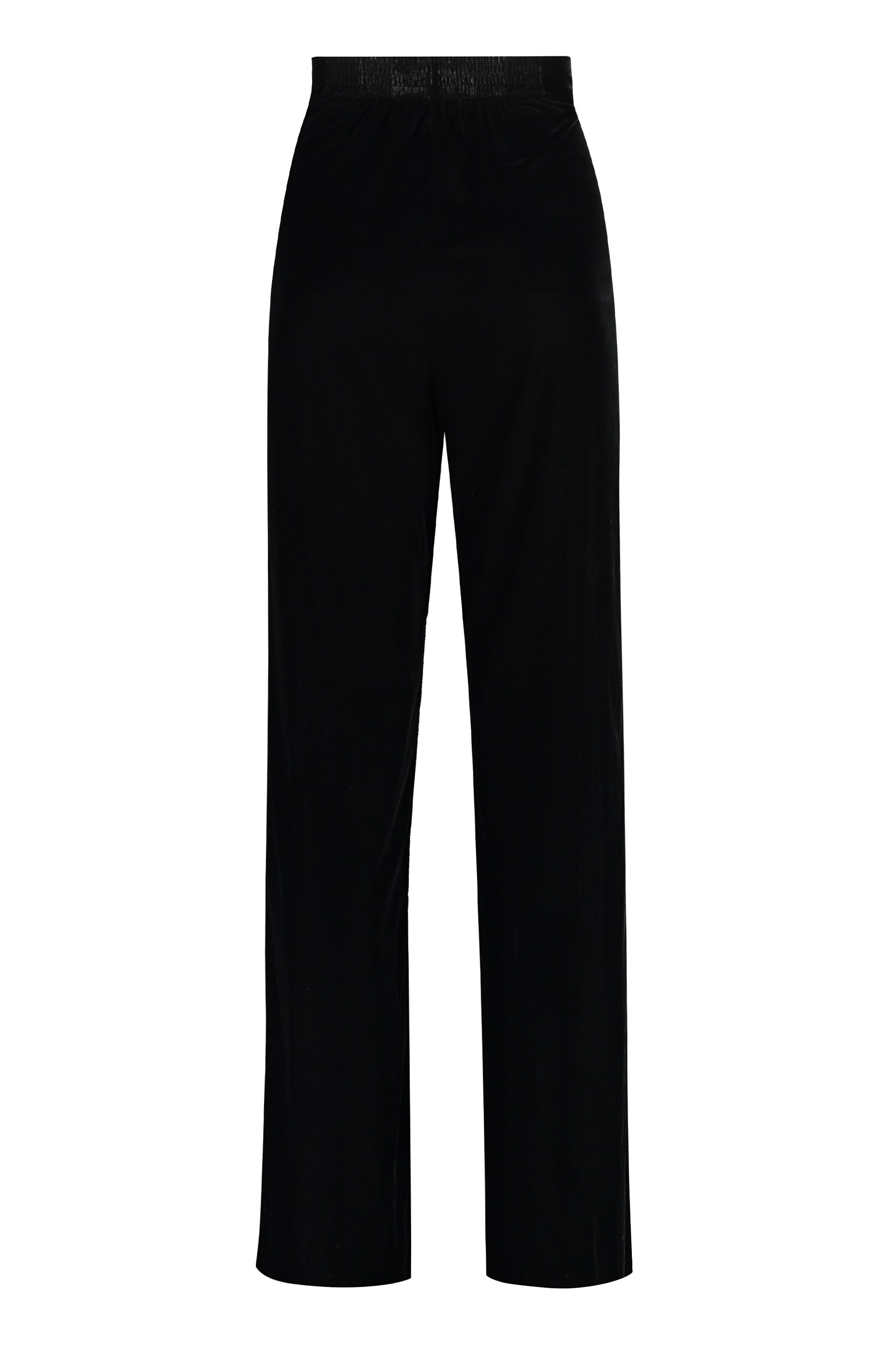 ETRO Luxury Velvet Trousers with Elastic Back Waist Insert