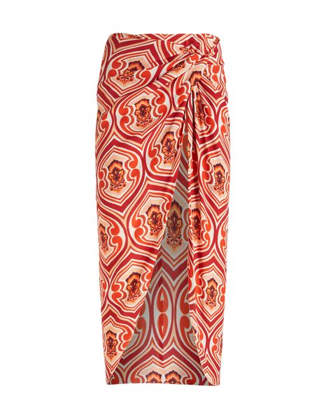 ETRO Graphic Print Sarong Skirt 40