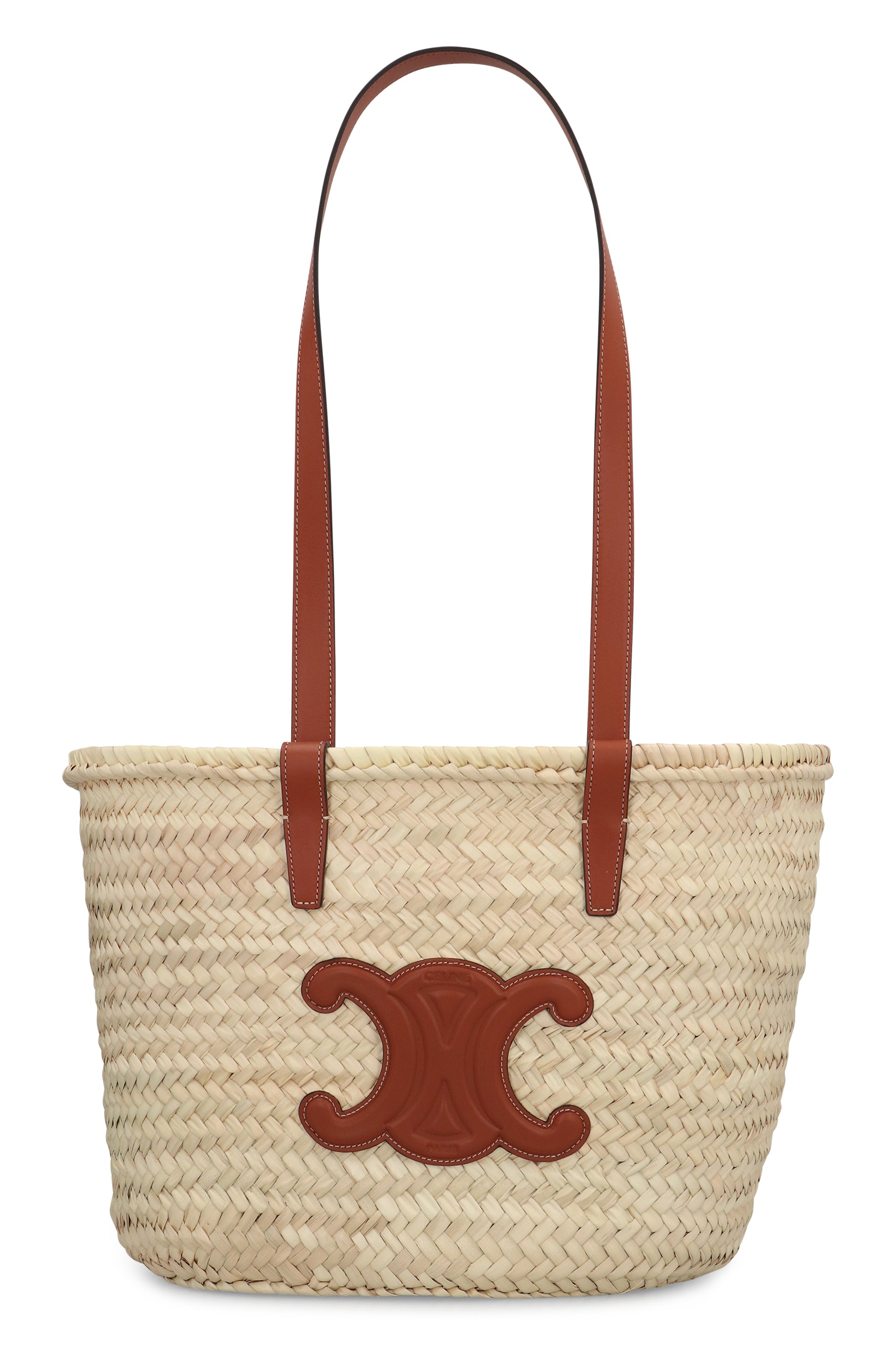 CELINE Classic Raffia Tote Handbag - Spacious Design