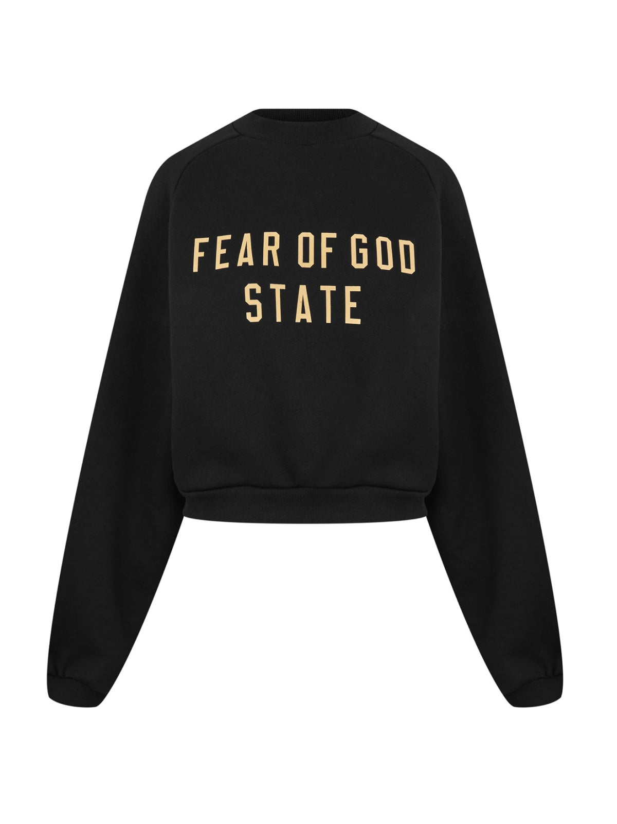 FEAR OF GOD Cropped Logo Fleece Sweatshirt