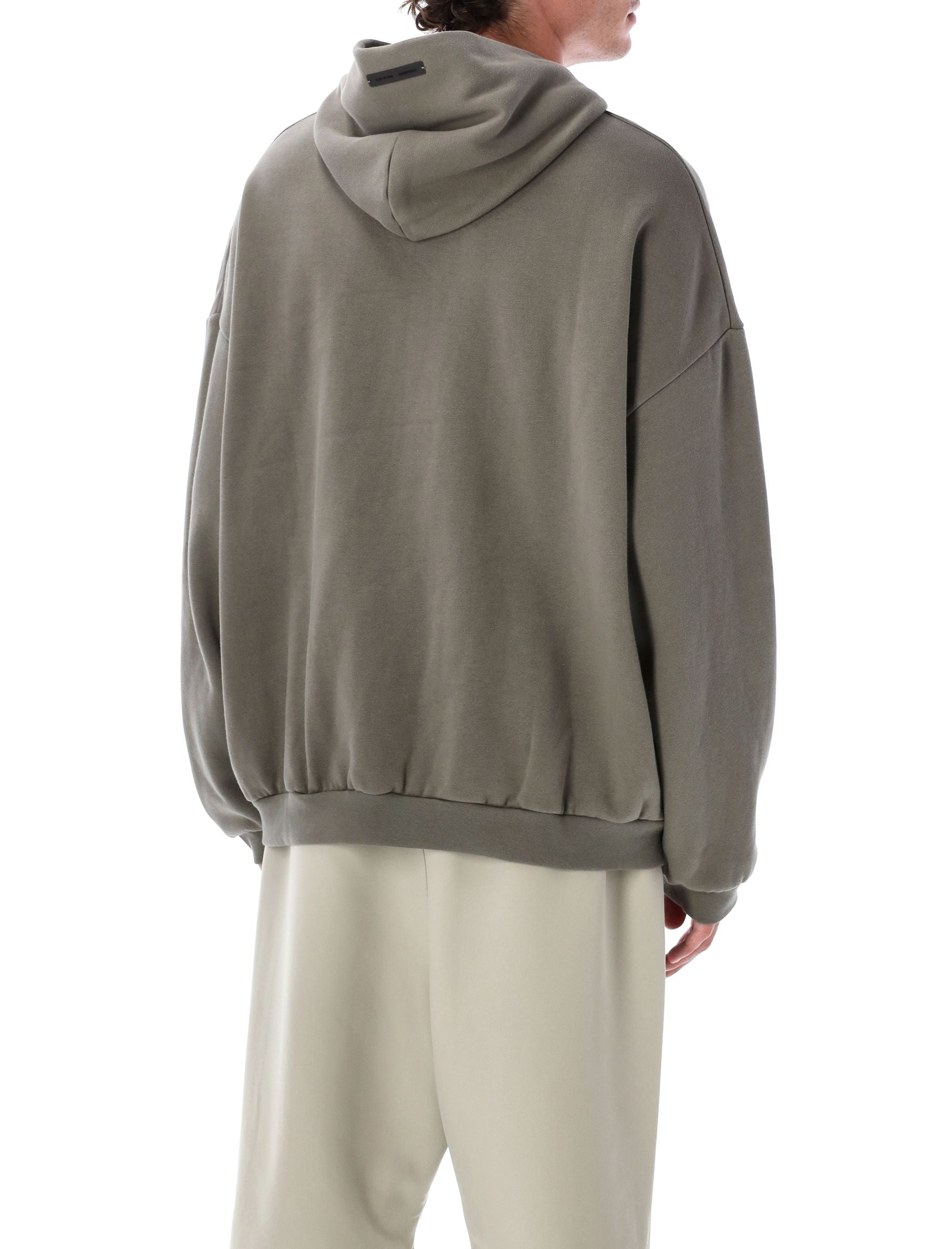 FEAR OF GOD ESSENTIALS 90's Fit Fleece Hoodie - Oversized Design