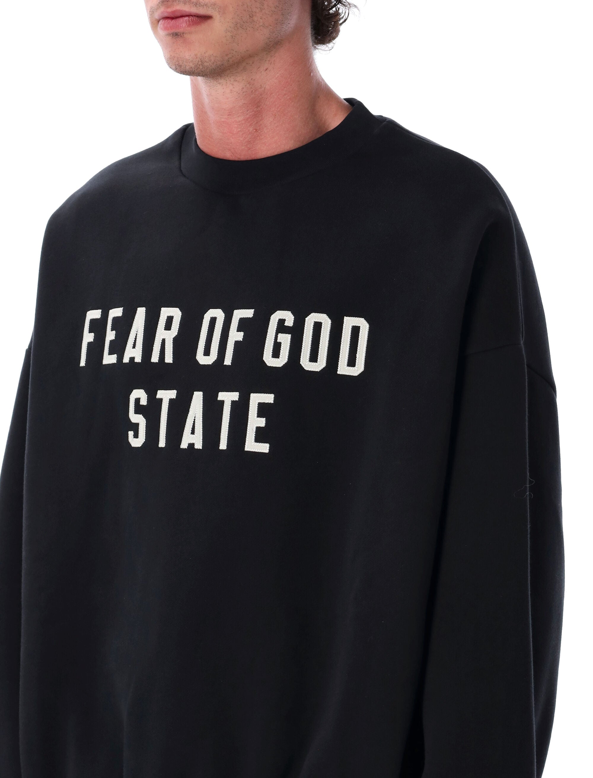 FEAR OF GOD ESSENTIALS 90’s Fleece Crewneck - Oversized Fit