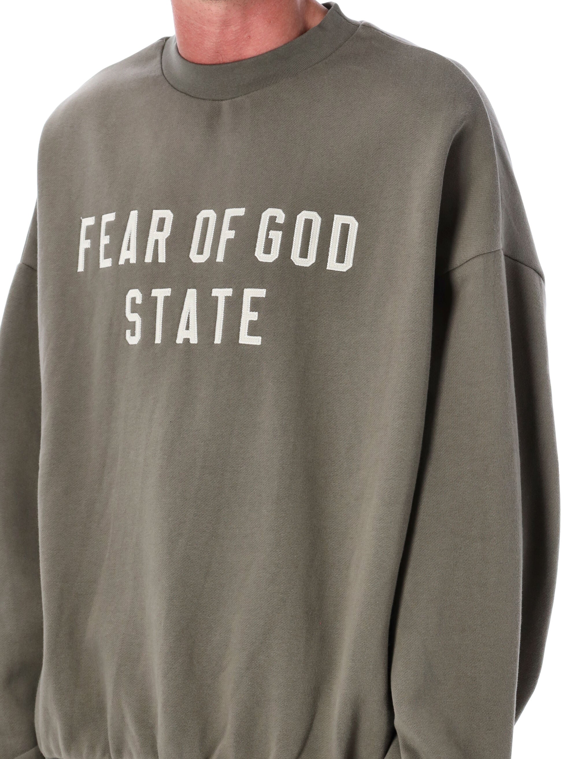 FEAR OF GOD ESSENTIALS 90’s Fleece Crewneck - Size L