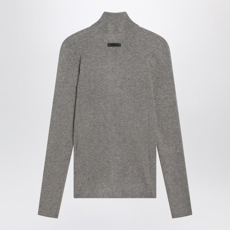 FEAR OF GOD ESSENTIALS Ribbed Zip Cardigan - FW25