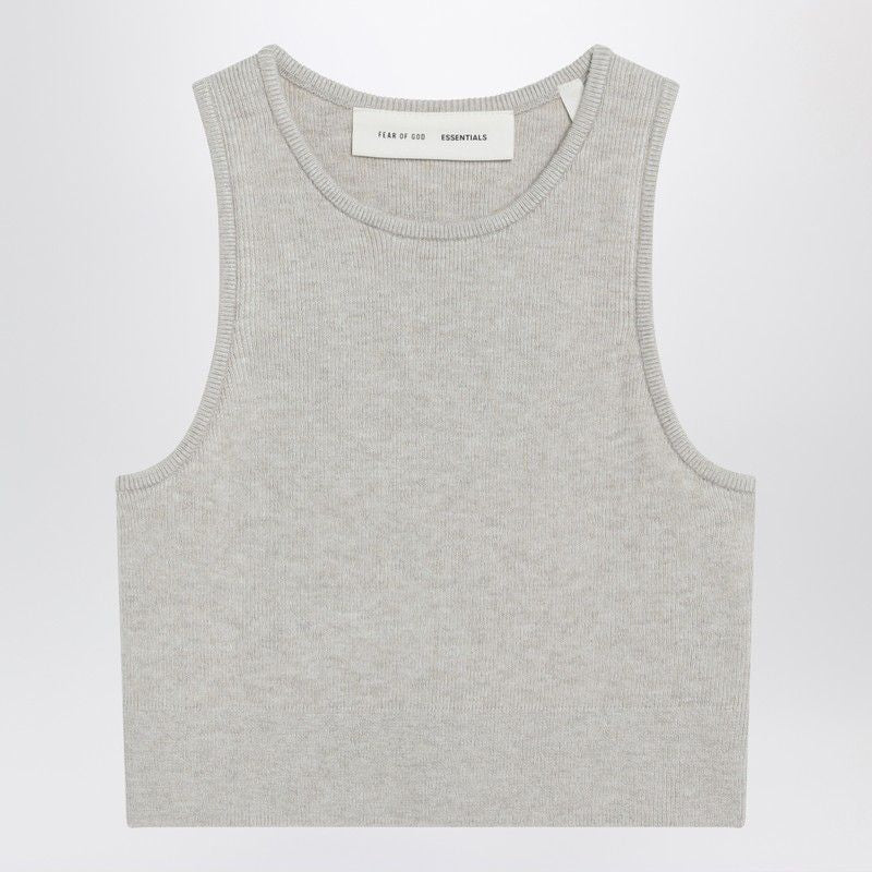 FEAR OF GOD ESSENTIALS Ribbed Cropped Top