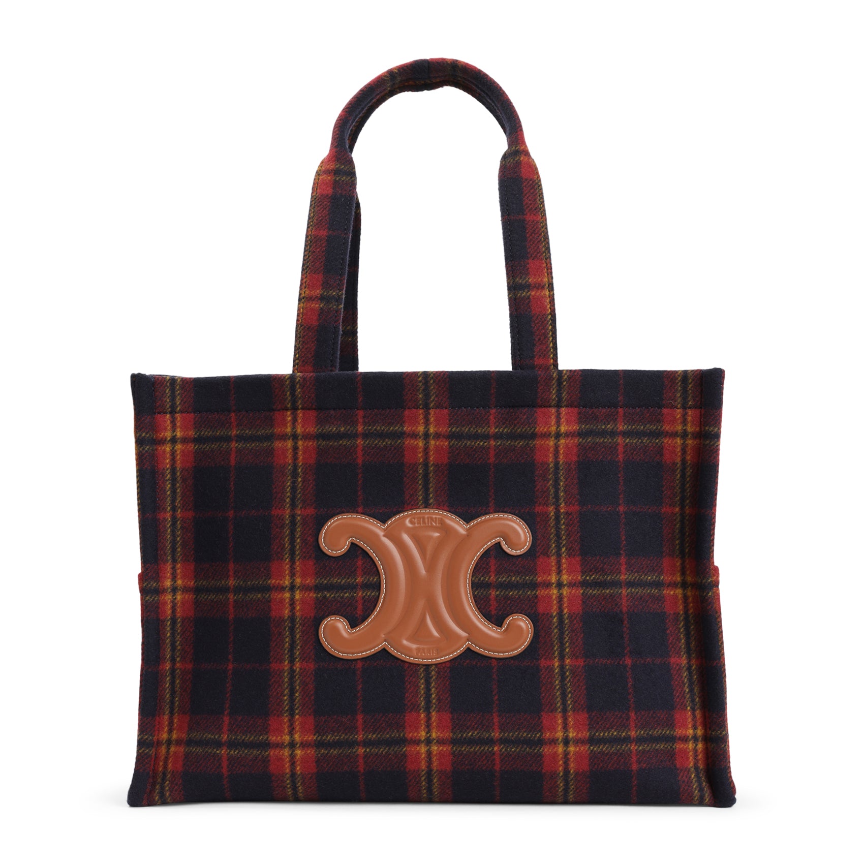 CELINE Large Wool Basket Handbag - 40CM x 29CM x 16CM