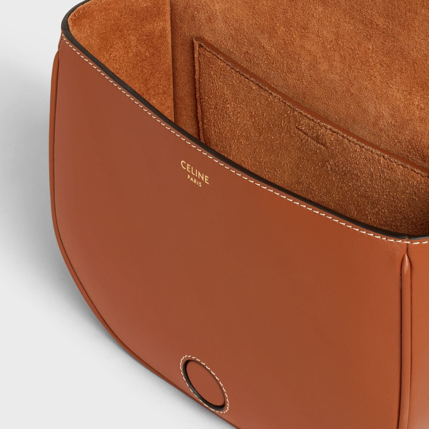 CELINE Mini Monobloc Folco Crossbody Handbag