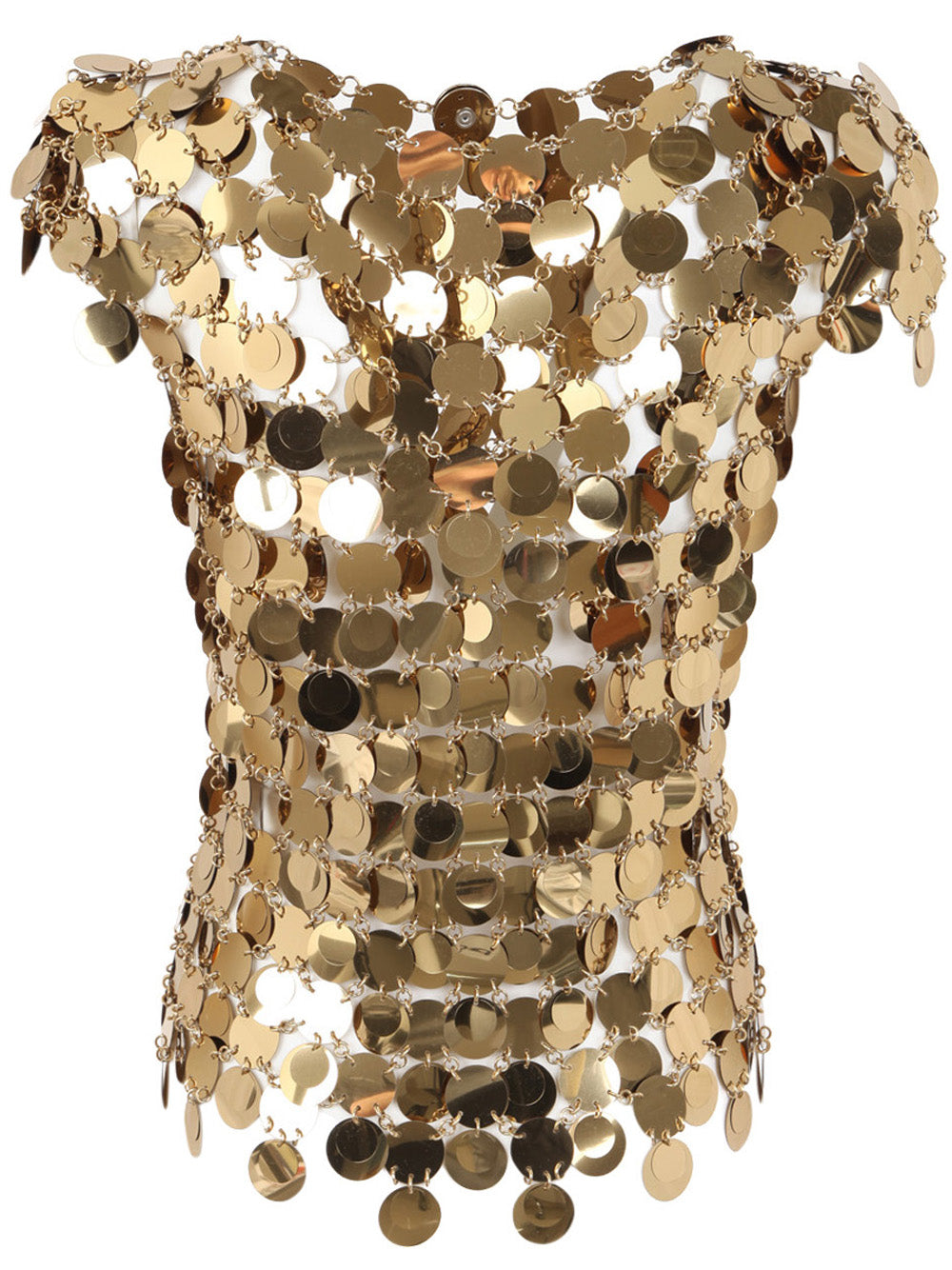 PACO RABANNE Glamorous Sequin Mini Top