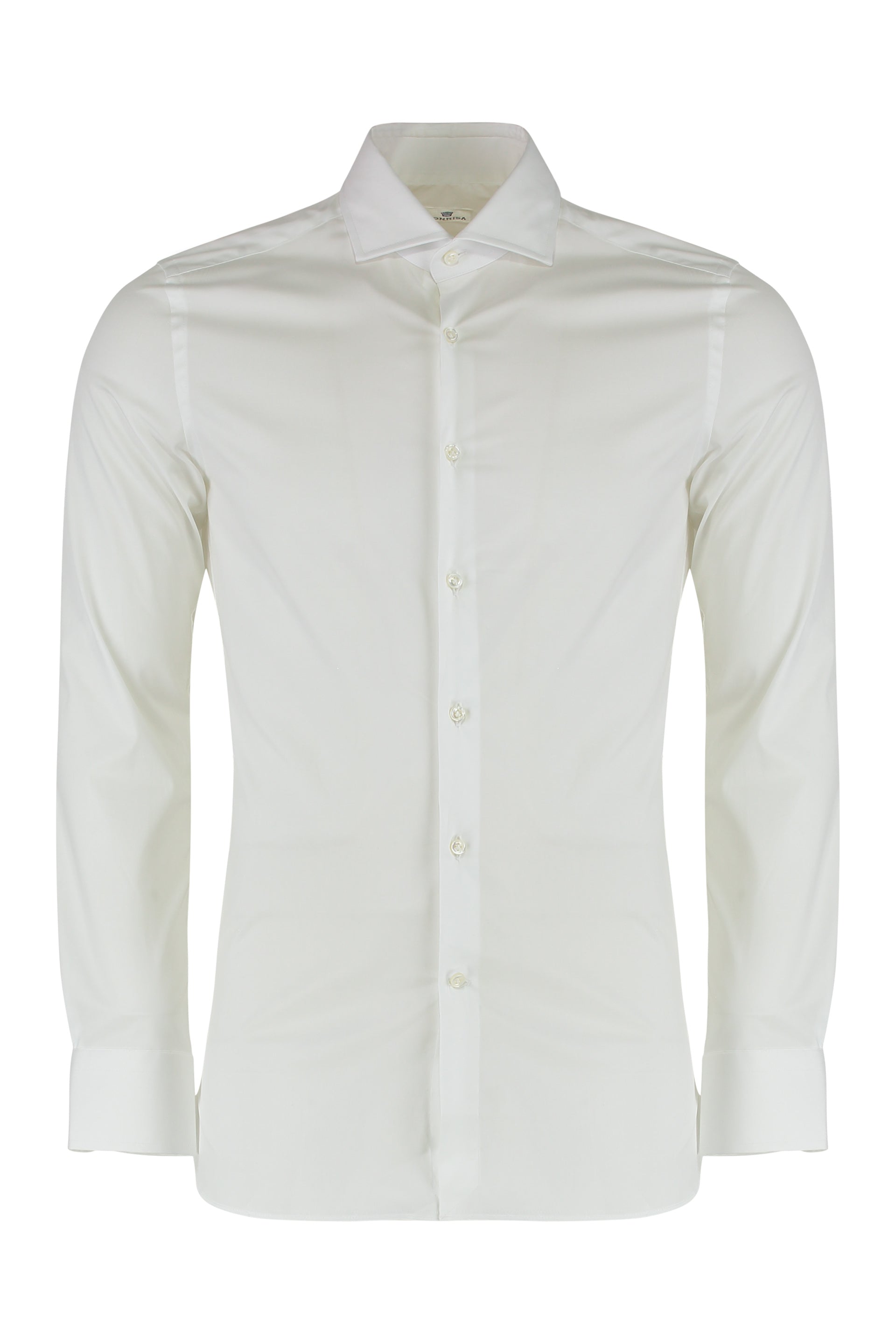 SONRISA Men's Cotton Shirt with Rounded Hem