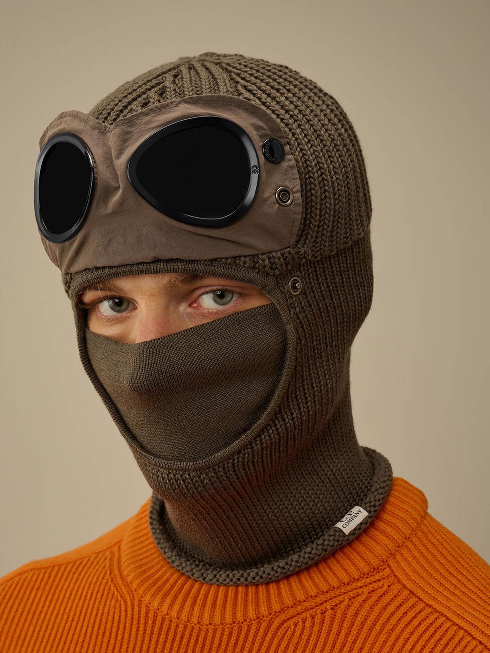 C.P.COMPANY Extrafine Merino Wool Goggle Balaclava