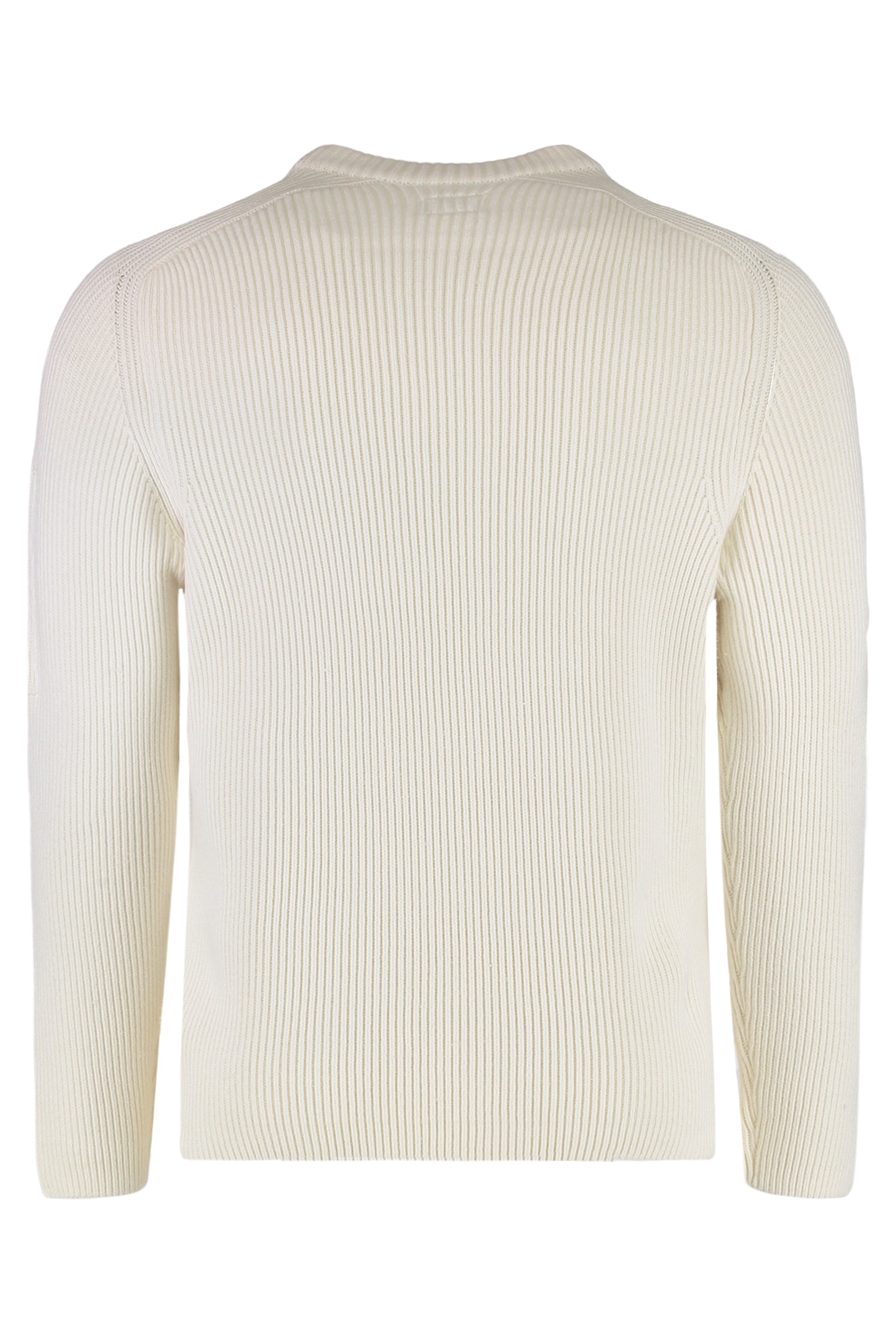 C.P.COMPANY Full Rib Crewneck Lens Sweater - Size L