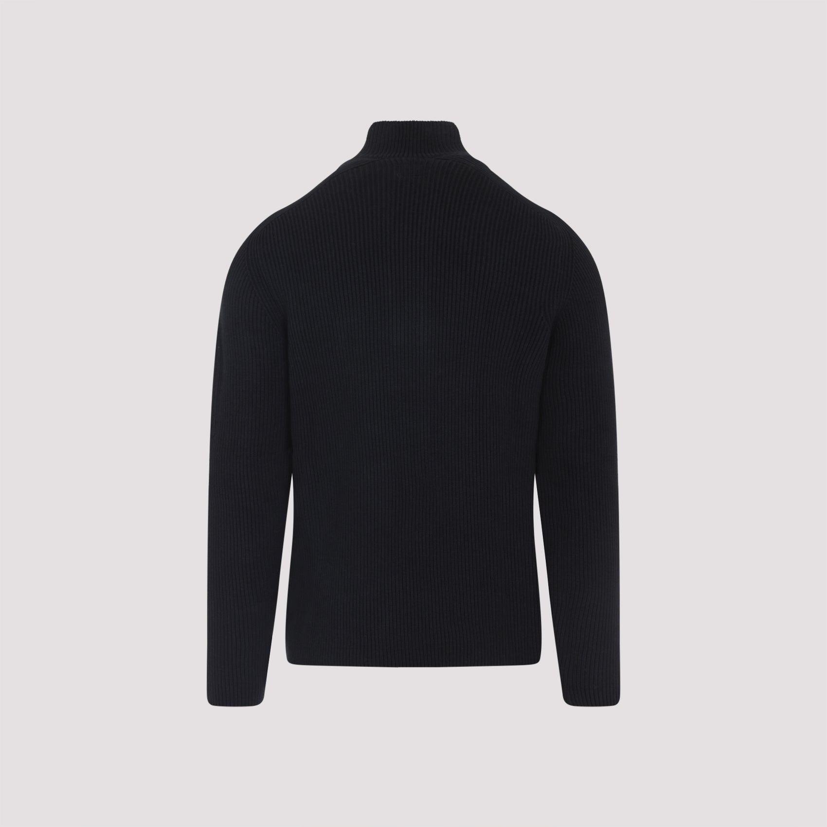 C.P.COMPANY Ribbed Sweater with Lens Pocket