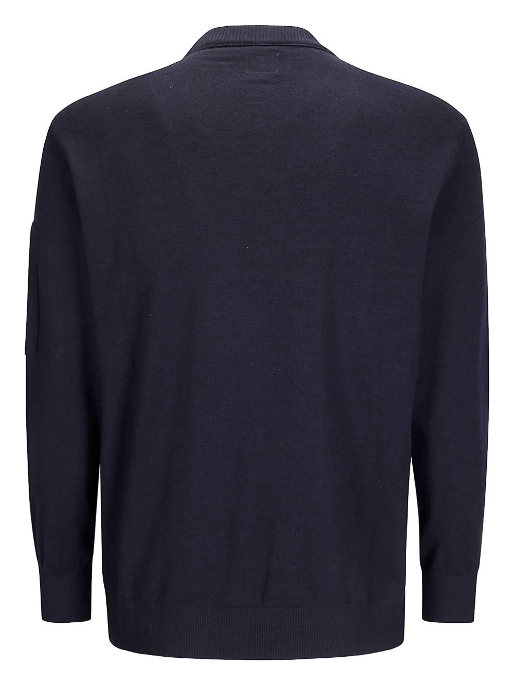 C.P.COMPANY Classic Logo Wool Crewneck Sweater for Men