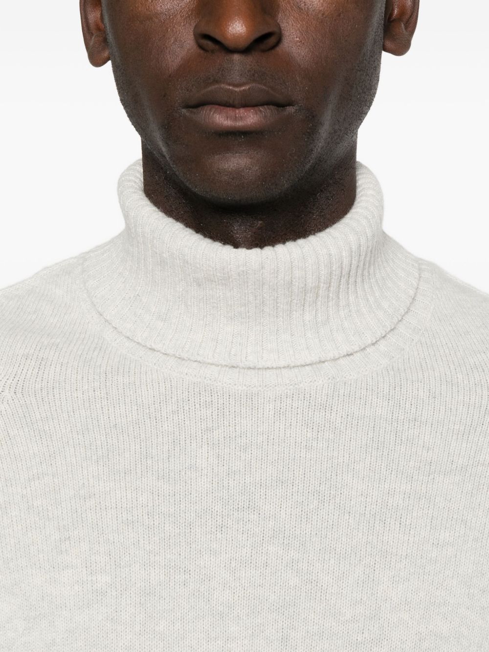 C.P.COMPANY Men's Wool Turtle-Neck Sweater