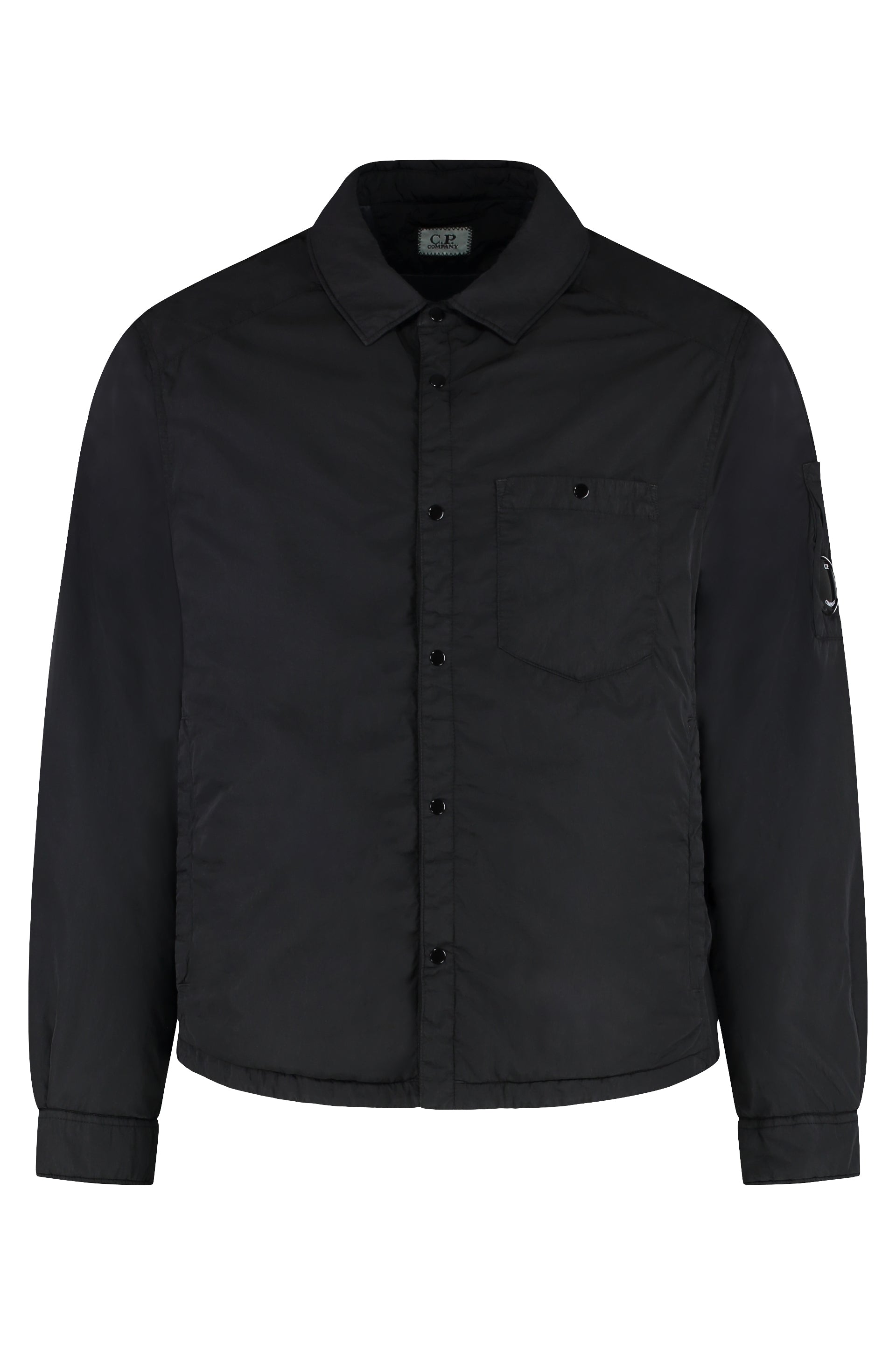 C.P.COMPANY Buttoned Pocket Overshirt - Slim Fit for Men