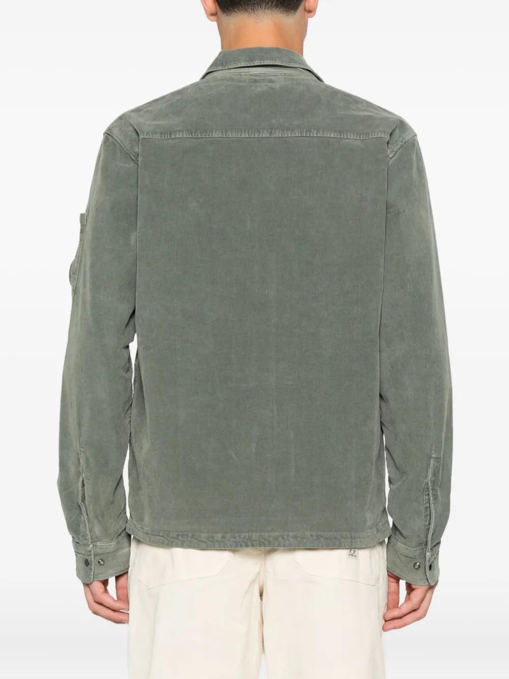 C.P.COMPANY Corduroy Shirt Jacket with Lens Detail - FW25 Collection