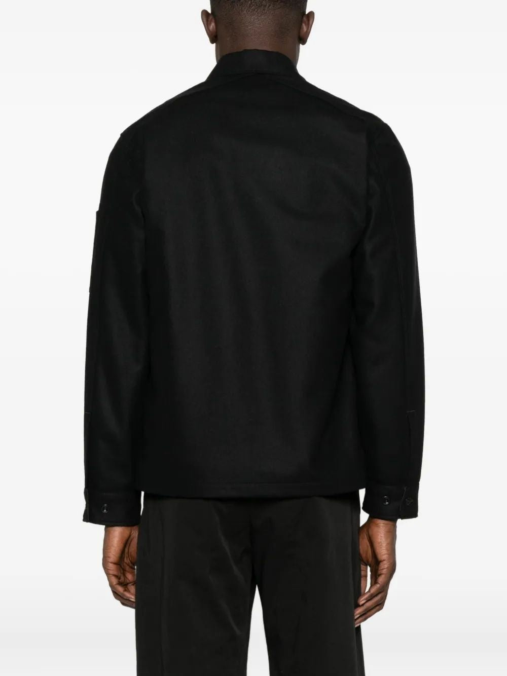 C.P.COMPANY Double Fabric Wool Blend Shirt Jacket for Men