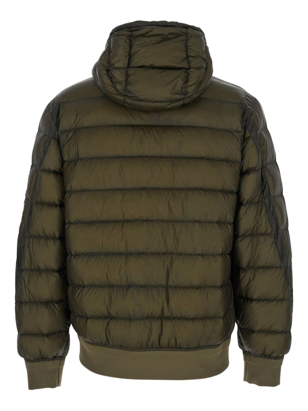 C.P.COMPANY Men's Quilted Down Jacket with Fixed Hood