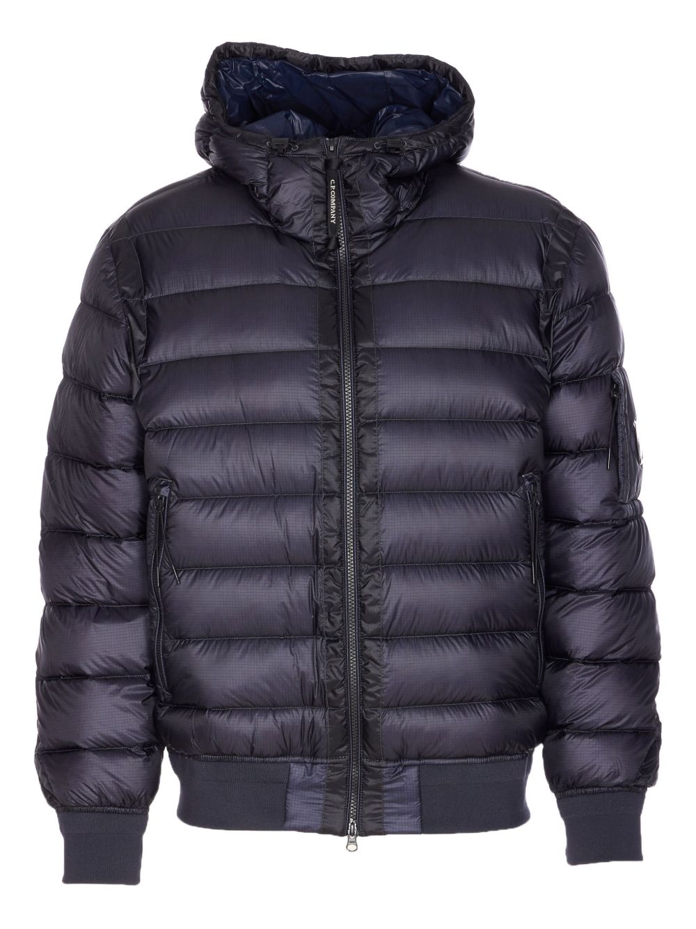 C.P.COMPANY Men's Padded Down Jacket with Compass Patch