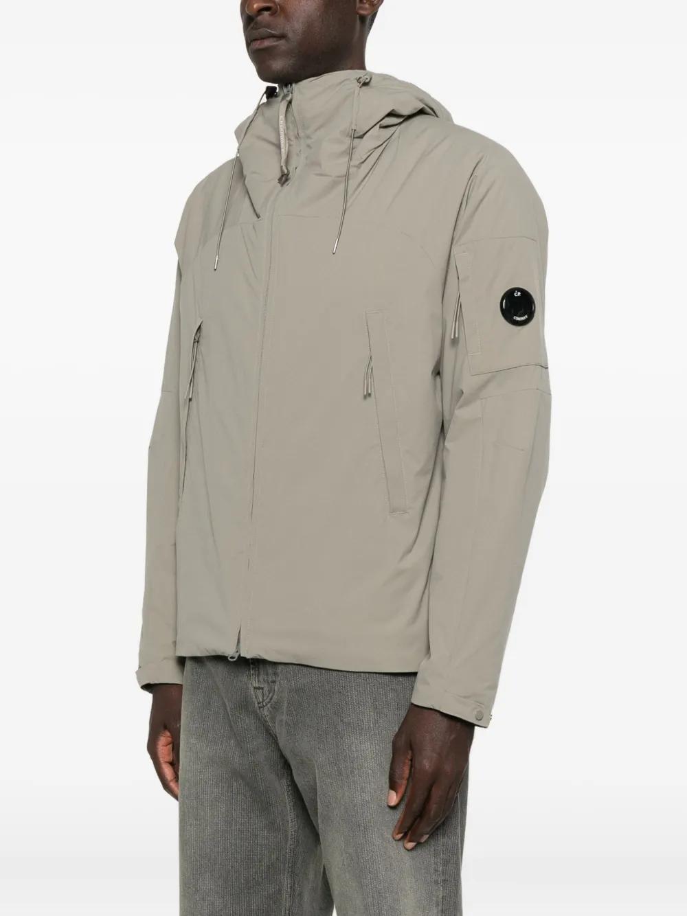 C.P.COMPANY Men's Zip-Front Hooded Jacket