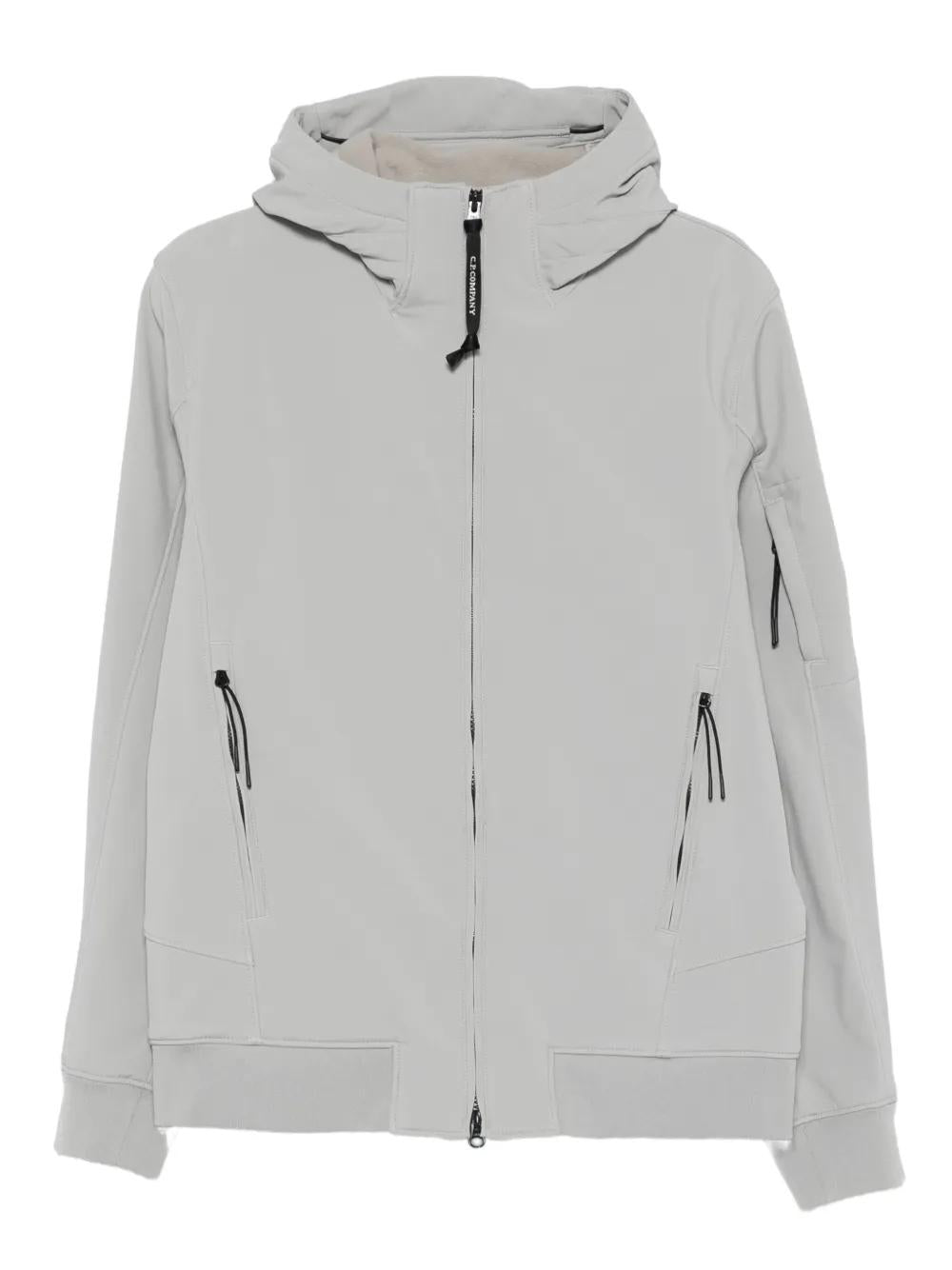 C.P.COMPANY Hooded Zip-Front Jacket with Adjustable Neckline