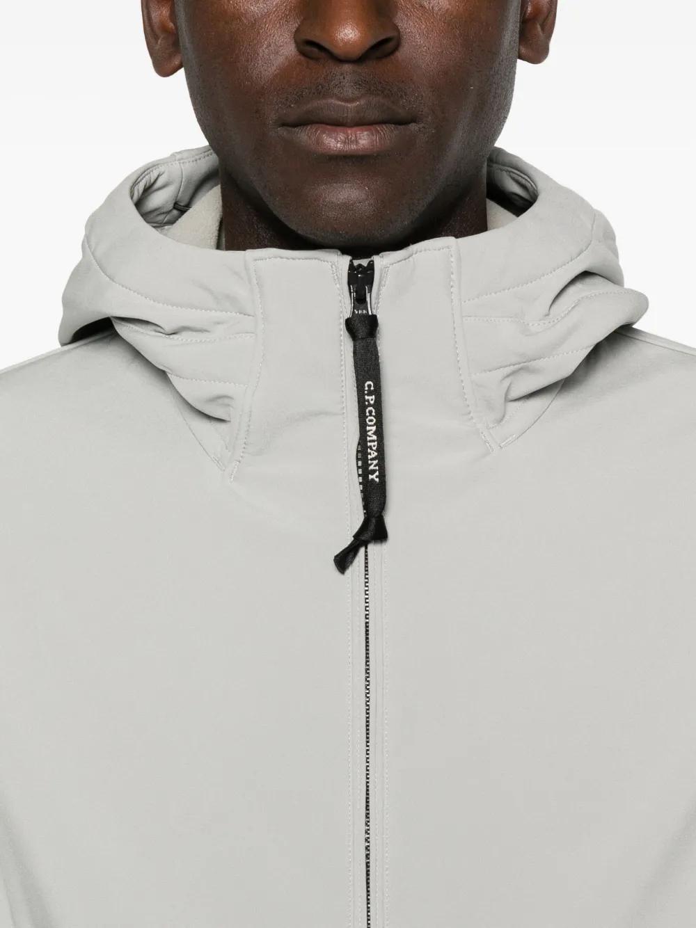 C.P.COMPANY Hooded Zip-Front Jacket with Adjustable Neckline