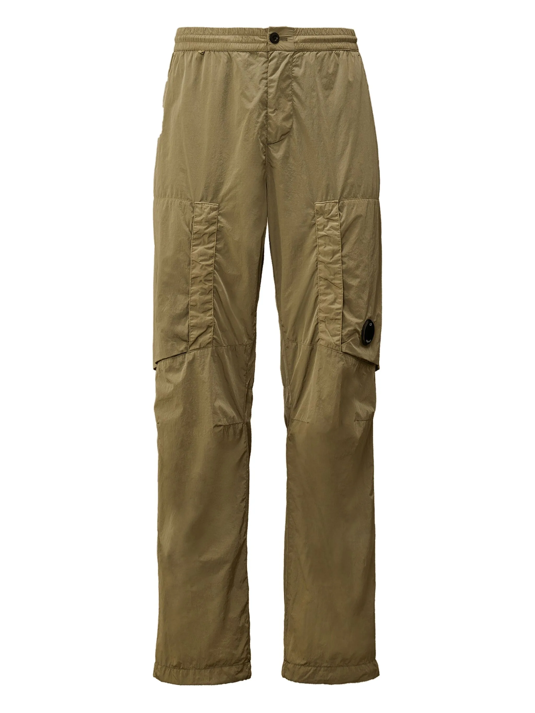 C.P.COMPANY Adjustable Cargo Pants with Chrome Lens - Size 48