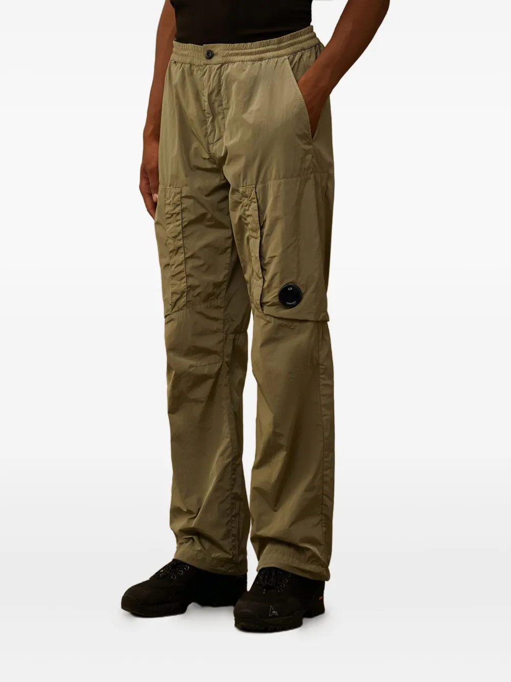 C.P.COMPANY Adjustable Cargo Pants with Chrome Lens - Size 48