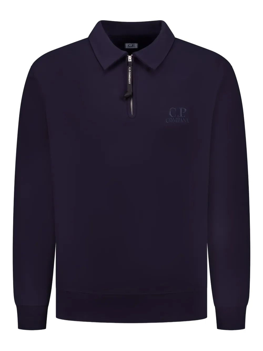 C.P.COMPANY Men's Polo-Neck Zip-Up Sweatshirt