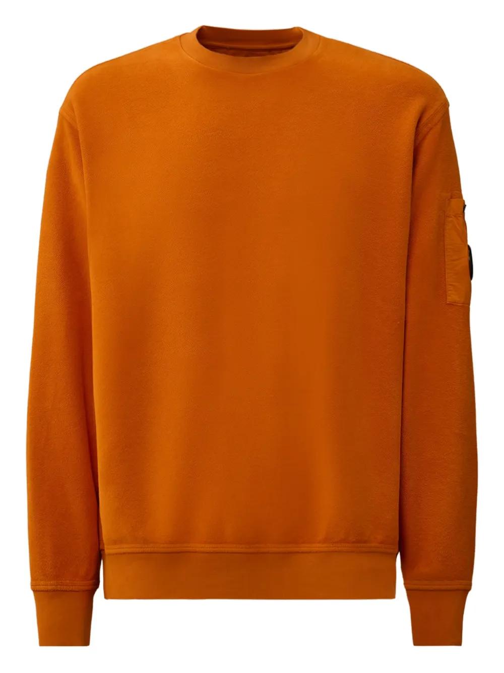 C.P.COMPANY Crew Neck Sweatshirt with Lens Pocket