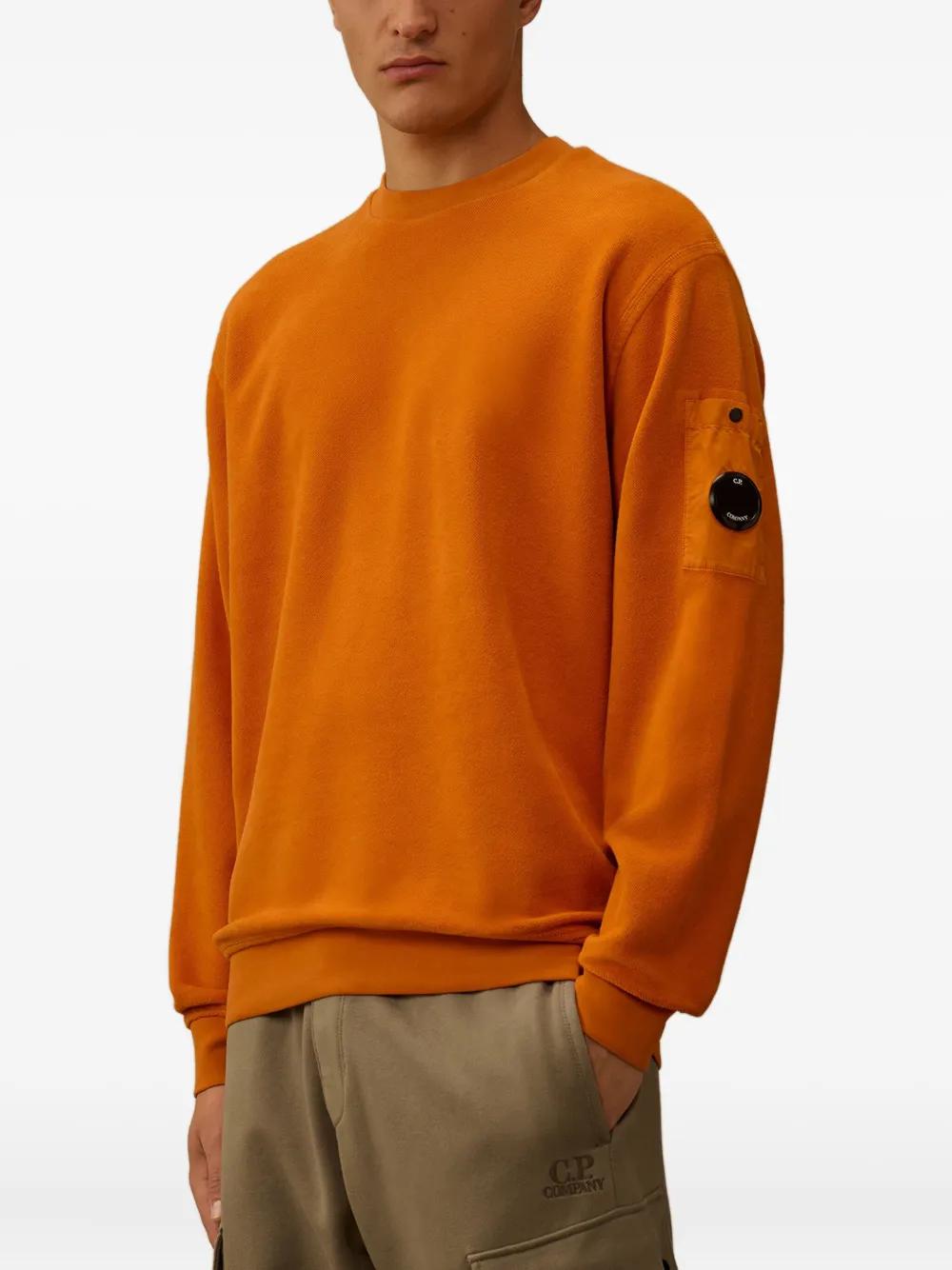 C.P.COMPANY Crew Neck Sweatshirt with Lens Pocket