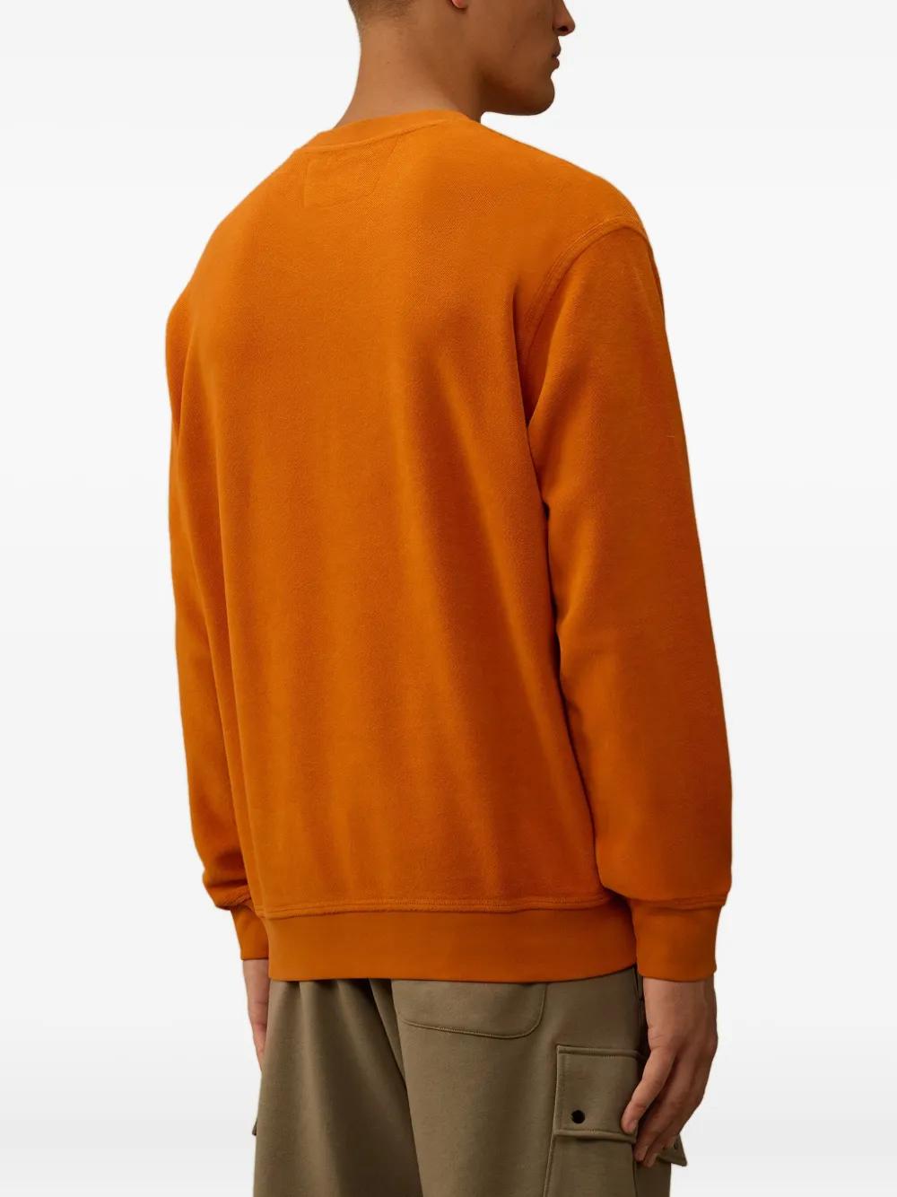 C.P.COMPANY Crew Neck Sweatshirt with Lens Pocket
