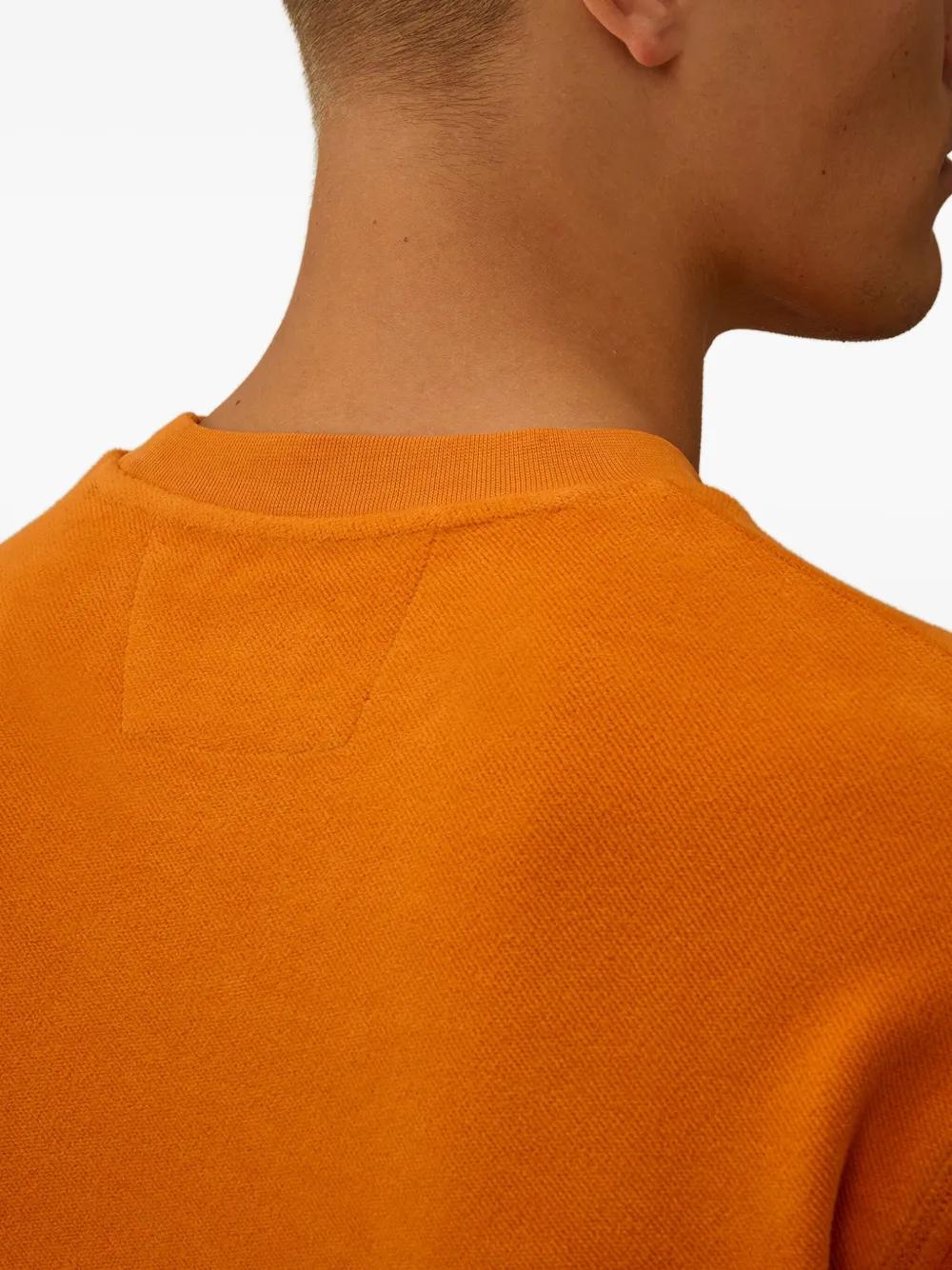 C.P.COMPANY Crew Neck Sweatshirt with Lens Pocket