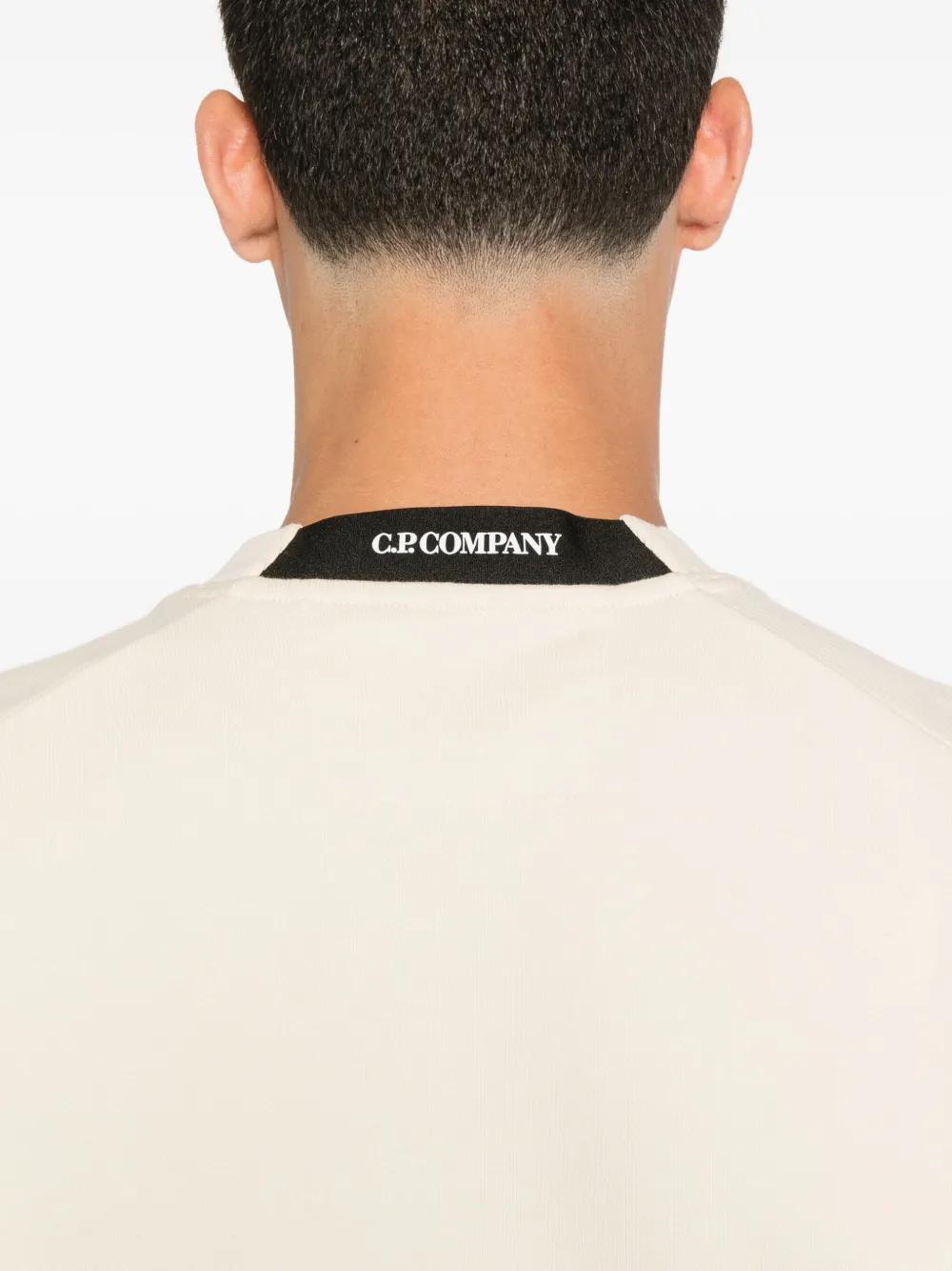 C.P.COMPANY Crew Neck Sweatshirt with Lens Detail for Men