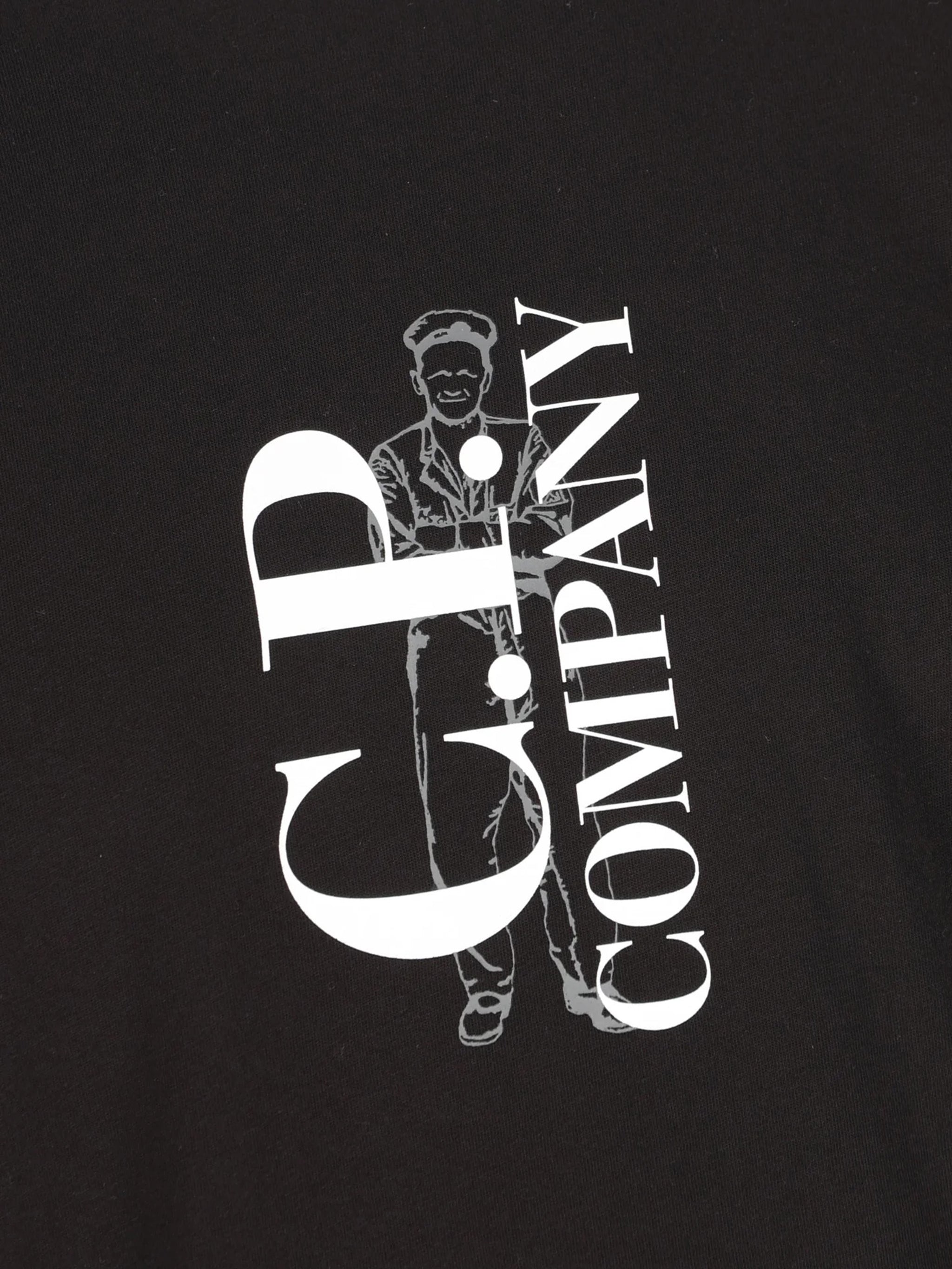 C.P.COMPANY Logo T-Shirt for Men - Relaxed Fit