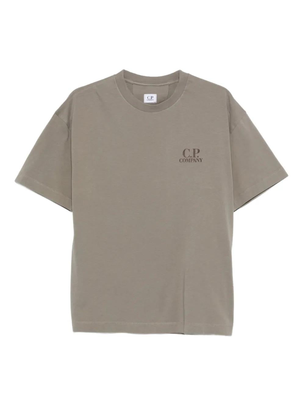 C.P.COMPANY Logo-Embellished Short Sleeve T-Shirt