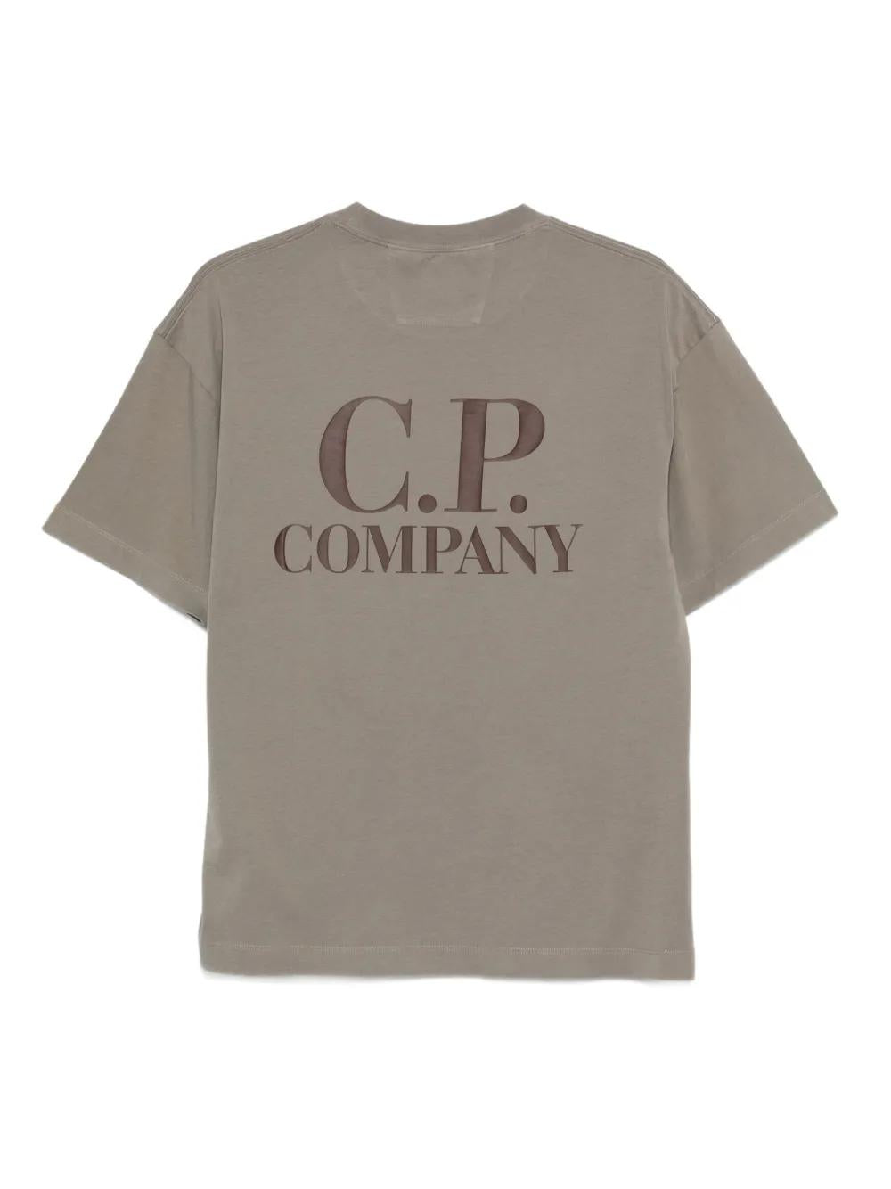 C.P.COMPANY Logo-Embellished Short Sleeve T-Shirt