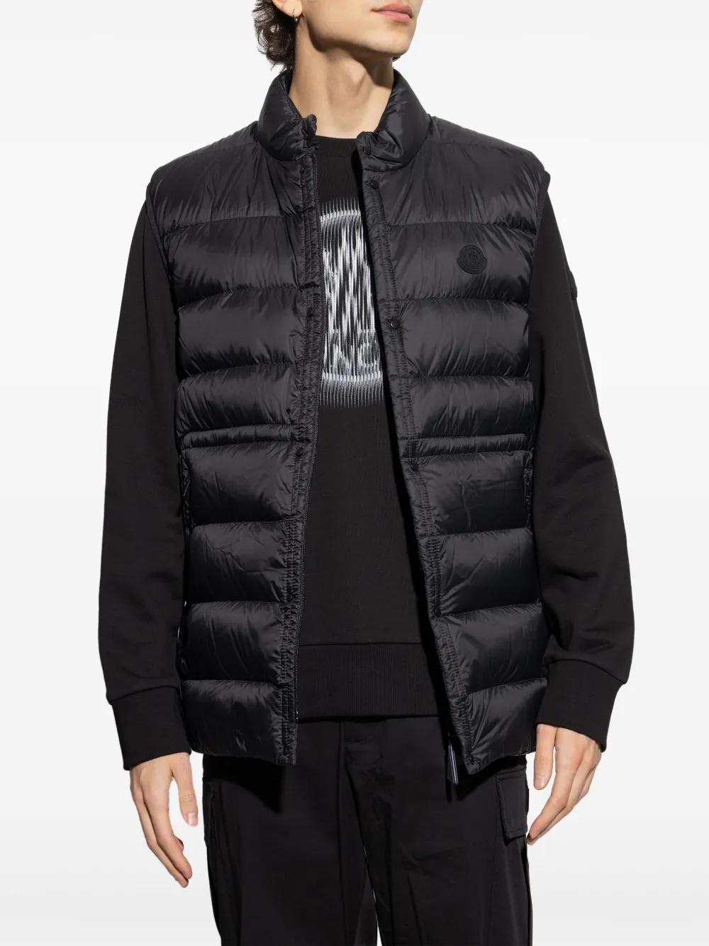 MONCLER Sleeveless Down Jacket for Men - Straight Cut Design