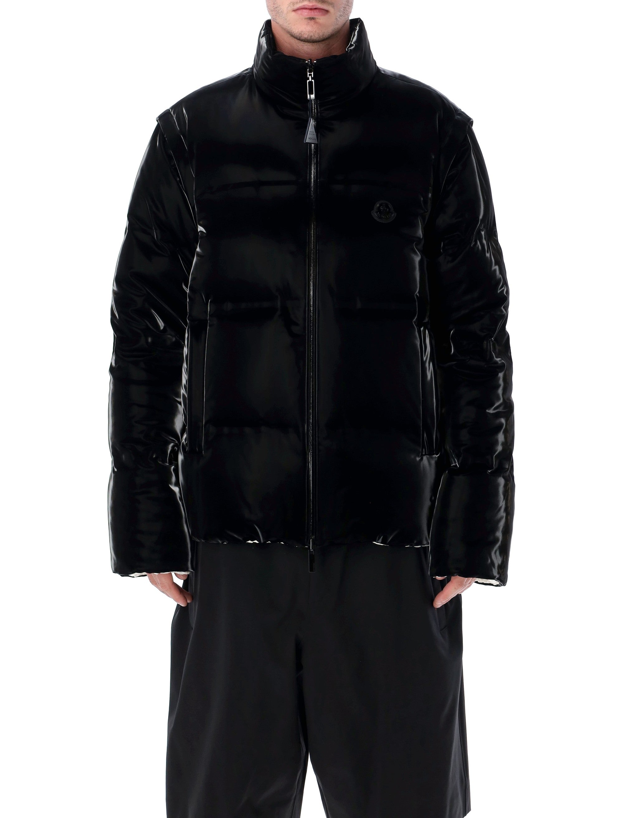 MONCLER GENIUS Reversible Down Jacket with Detachable Sleeves - Size 4