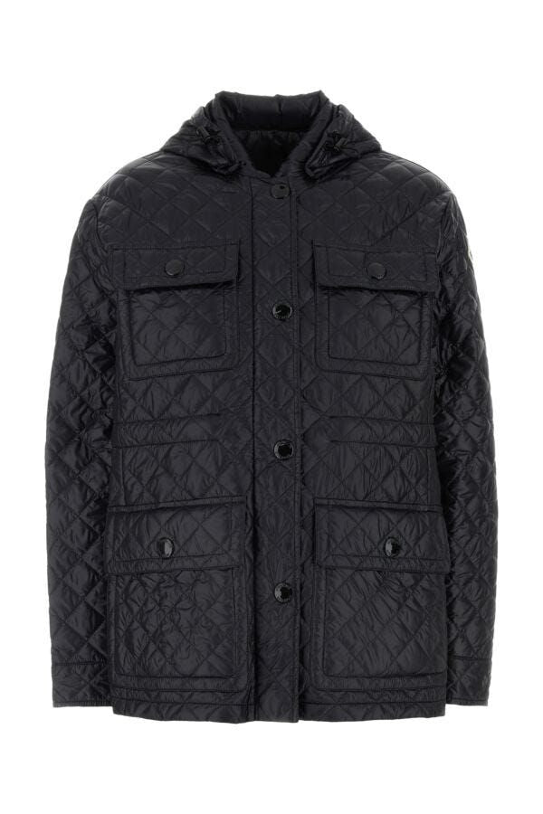 MONCLER Women's Straight Cut Down Jacket with Removable Hood