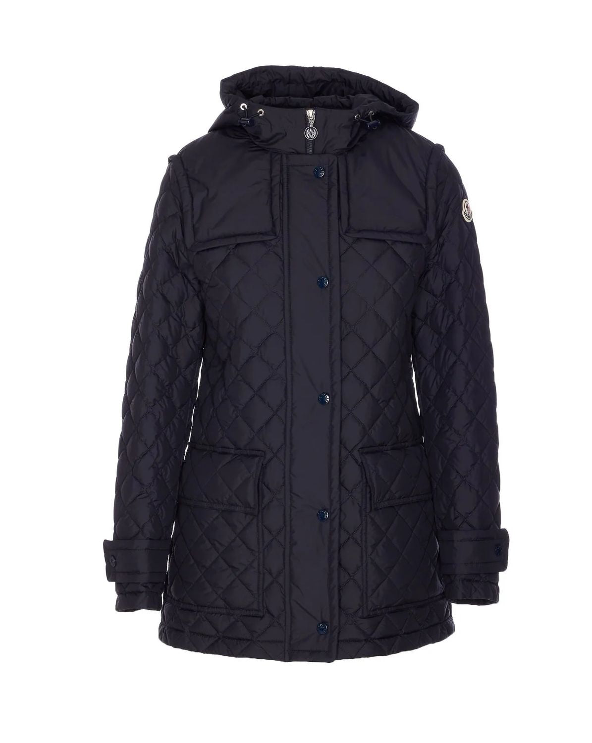 MONCLER Mid-Weight Puffer Jacket with Adjustable Hood