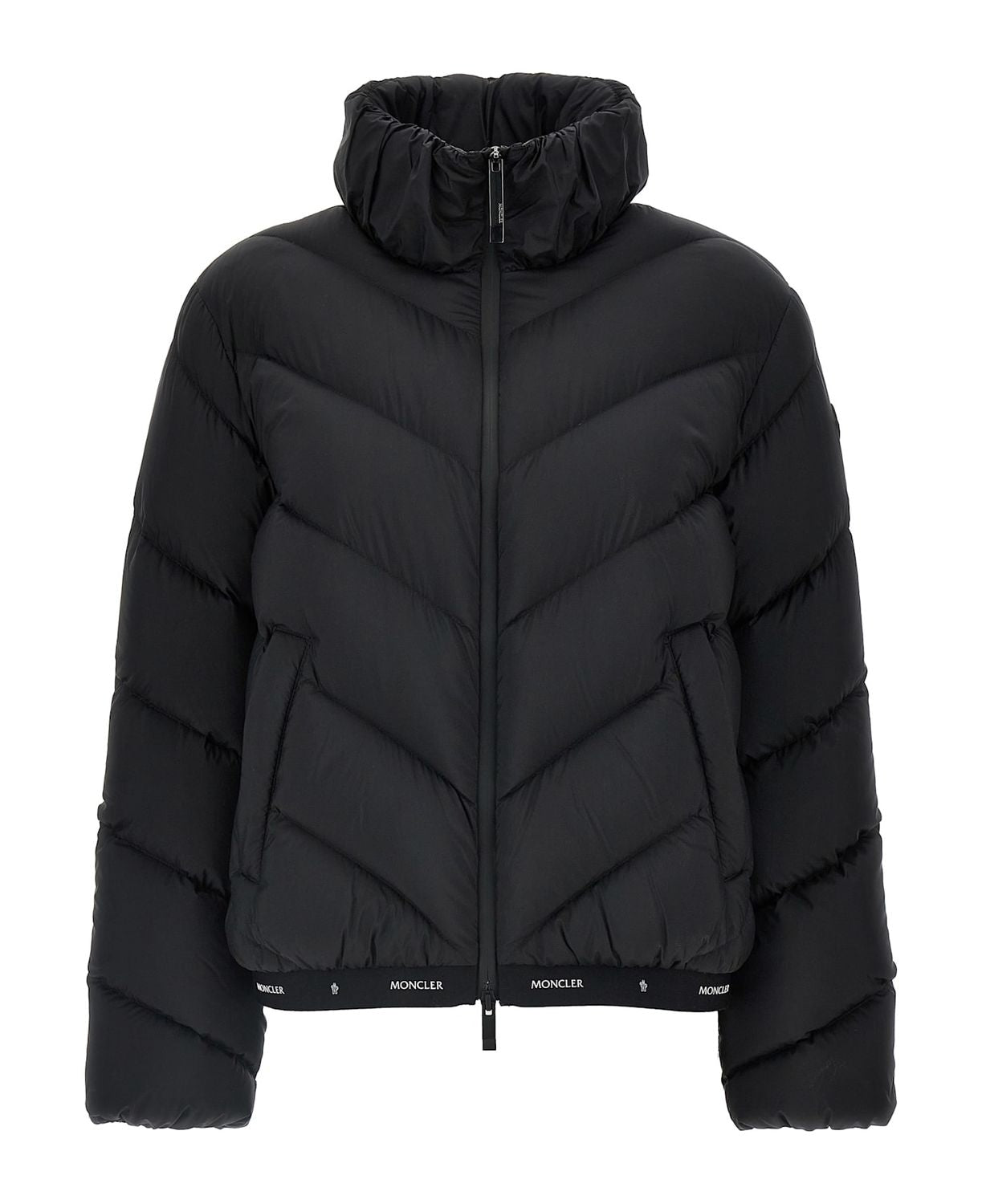 MONCLER Women's Grignan Jacket - High Collar, Zip Closure