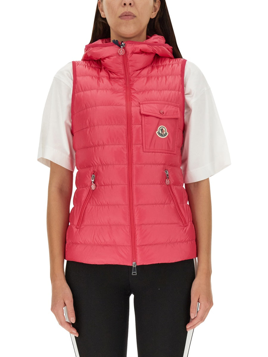MONCLER Chic Padded Vest with Fixed Hood